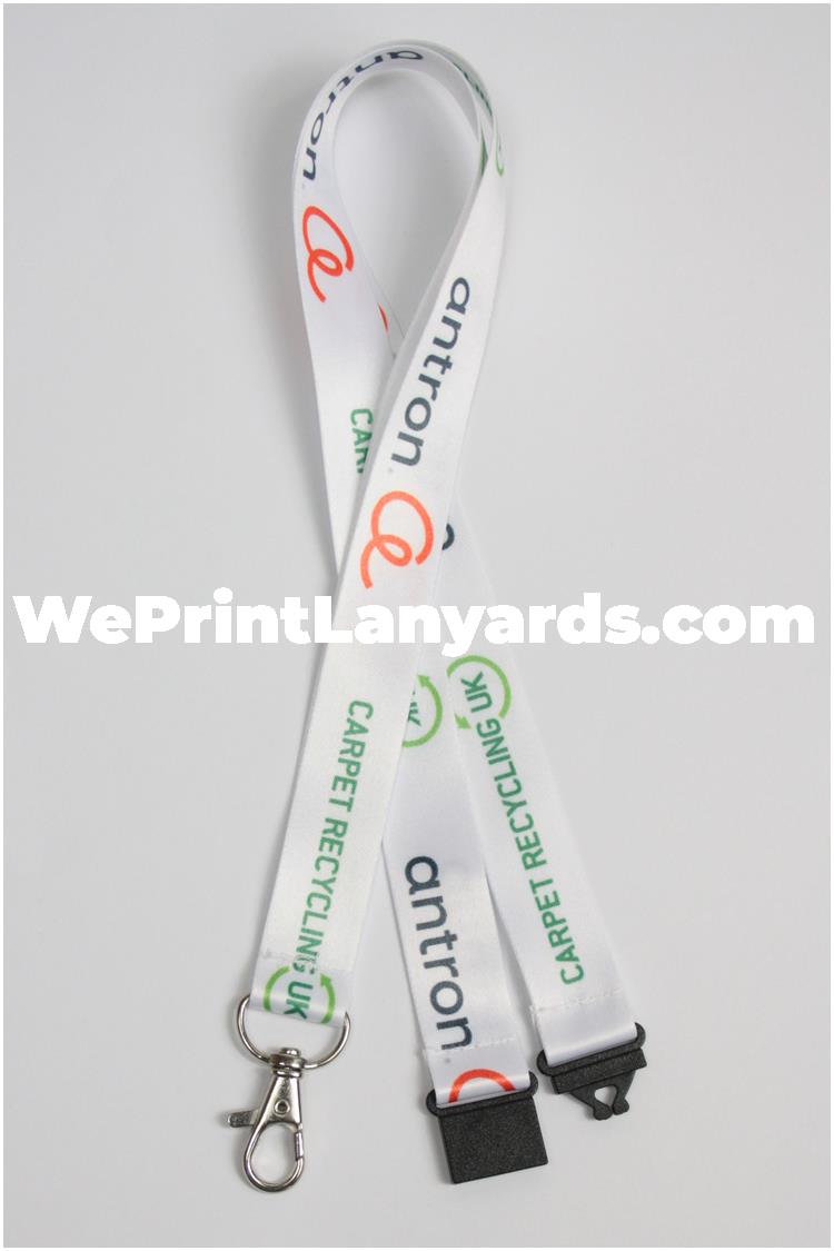Custom printed lanyard with company branding
